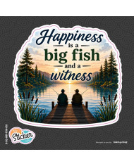 My Sticker Life  - Happiness Is (051) 8cm(H) x 9cm(L) Sticker