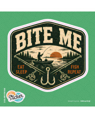 My Sticker Life  - Bite Me (048) 9.5cm(H) x 8.5cm(L) Sticker