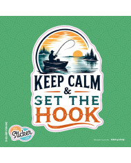 My Sticker Life  - Keep Calm (042) 9cm(H) x 6cm(L) Sticker
