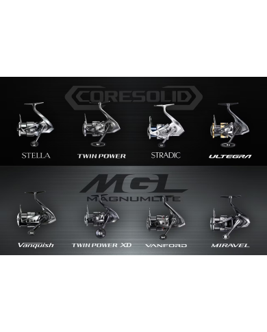 Shimano Miravel FA 2500 HG Front Drag Spinning Reel
