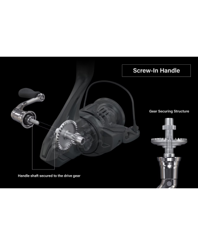 Shimano Miravel FA 2500 HG Front Drag Spinning Reel