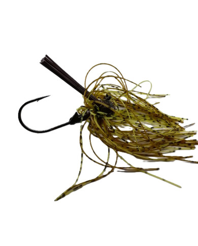 CMF Bass Weedless Football Jig Green Pumpkin 1pc