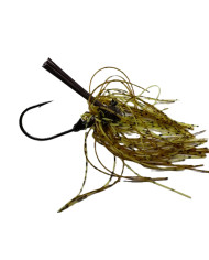 CMF Bass Weedless Football Jig Green Pumpkin 1pc