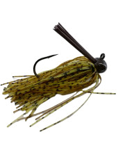 CMF Bass Weedless Football Jig Green Pumpkin 1pc