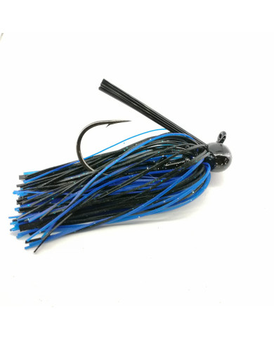 CMF Bass Weedless Football Jig Black & Blue 1pc