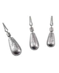 CMF Bass Pear Drop Shot Weights 10g 4pc