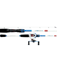 Sensation Dark Shadow 2 7ft MH 2 Piece - 7.0:1 White Baitcaster Combo