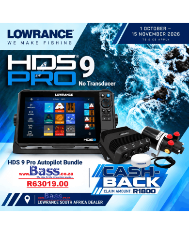 Lowrance HDS PRO 9 No Xdr w OUTBOARD AUTO PILOT CASH BACK REBATE