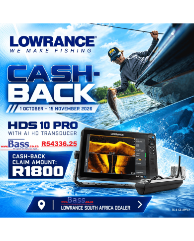 Lowrance HDS PRO 10 WITH AIHD 3-in-1 Transducer Fishfinder Chartplotter Combo