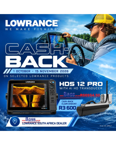Lowrance HDS PRO 12 AIHD 3-in-1 Transducer Cash Back Rebate Offer