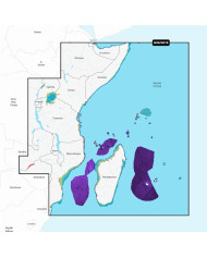Garmin Navionics Vision+ Africa East - Coastal and Inland Charts on MicroSD Card Area NAFR001R