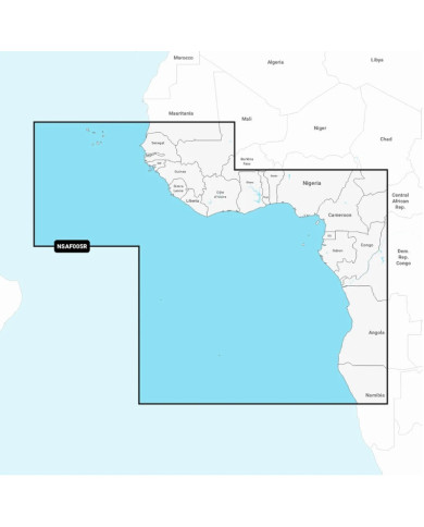 Garmin Navionics+ Africa West Marine Charts on MicroSD Card NSAF005R GN+
