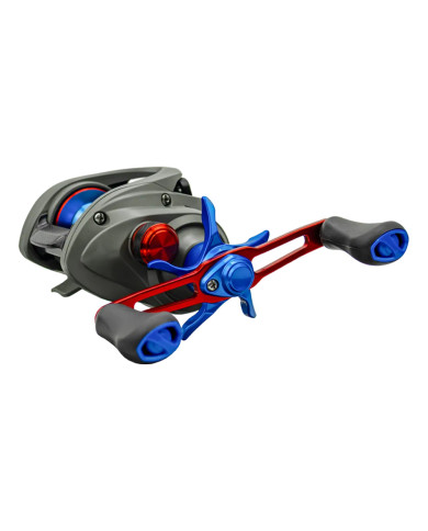 Sensation Blue Grey Red RH 7.3:1 Baitcaster