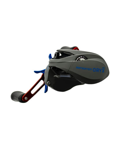 Sensation Blue Grey Red RH 7.3:1 Baitcaster