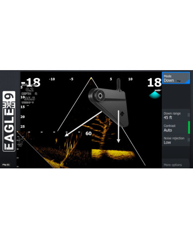 Lowrance Eagle Eye 9 Chartplotter with Live Forward & Down Sonar