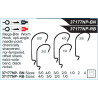 Mustad Ultrapoint Mega Bite EWG WORM 3/0 Hook