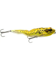 Koppers Live Target Walking Frog Yellow Black 4 1/8" 5/8oz