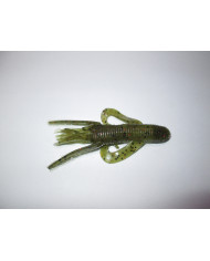 Itty's Secrets Baits Wildthing Junior Green Pumpkin Red 2.75"