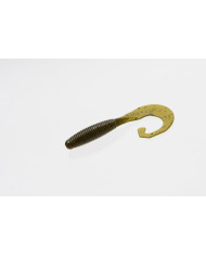 Zoom Tab Tail Grub Green Pumpkin 4in Zoom Tab Tail Grub Green Pumpkin 4in