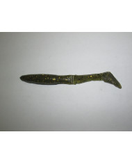 Itty's Secrets Baits Club Foot Green Pumpkin Gold 4"