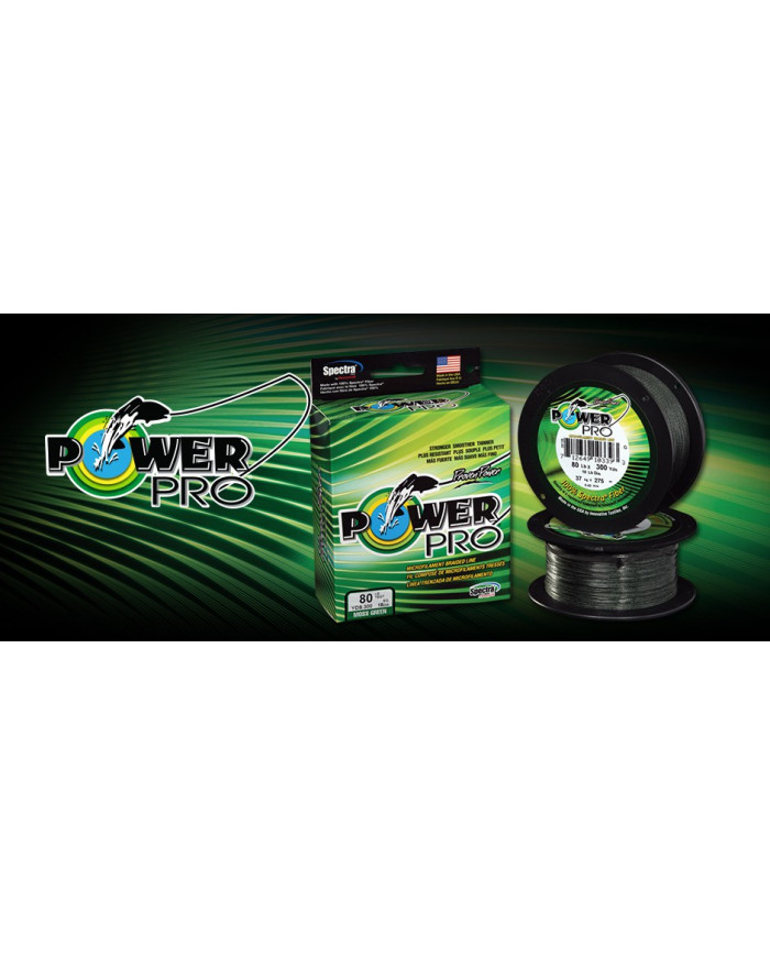 PowerPro Braided Line Moss Green 30lb 275m