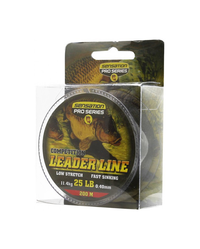 Sensation Pro Series Leader Line Black 20lb 200m Sensation Pro Series Leader Line Black 20lb 200m