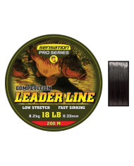 Sensation Pro Series Leader Line Black 25lb 200m