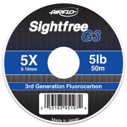 Airflo Sightfree G3 Fluorocarbon Tippet 3x 7lb 50m