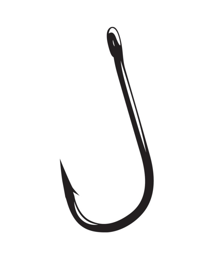 Gamakatsu Spinnerbait Trailer Hooks 1/0 Nickle