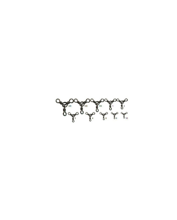Kingfisher 3-way Swivels Size 1/0 Kingfisher 3-way Swivels Size 1/0