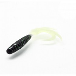 Cull-em Value Series Ripple Tail Worm Junebug 4in 5pk