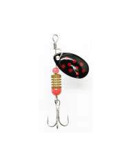 Cull-em Value Series Inline Spinner Black Red 2