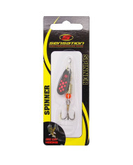 Sensation Bass Fury Inline Spinner Black Red Black 5