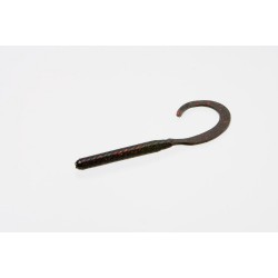 Zoom C Tail Worm Black Red 4in