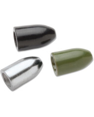 1-8 Oz. BLACK Tungsten Bullet Weight BAD TO THE BONE