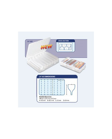 Relix TB16 Large Lure Box Clear Relix TB16 Large Lure Box Clear