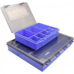 Relix TB19 Medium Box High Quality Clear Grey Lid Blue 