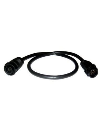 Lowrance 7 Pin Blue Top to 9 Pin Black Unit Transducer Plug Adapter