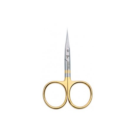 Dr. Slick Micro-Tip Arrow Scissors Gold Steel 3.5" 