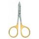 Dr. Slick Barb Crushing Scissor Clamp Gold Steel 4.75" 