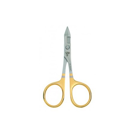 Dr. Slick Barb Crushing Scissor Clamp Gold Steel 4.75" 