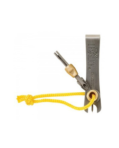 Dr. Slick Traditional Nippers With Knot Tyer Steel 2"