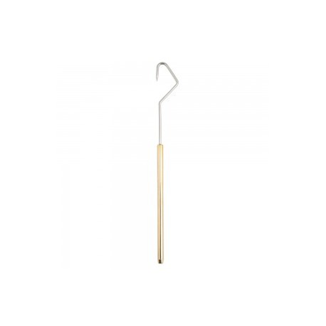 Dr. Slick Dubbin Hook with Half Hitch Gold Brass 5"