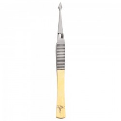 Dr. Slick Self Closing Bead Tweezer Gold 4"