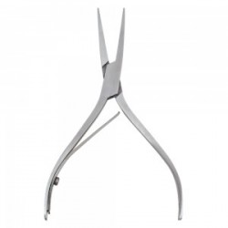 Dr. Slick Eco Mini Barb Crushing Pliers Satin 4in