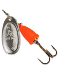 Blue Fox Classic Vibrax Silver Fire Red 3/16oz 2