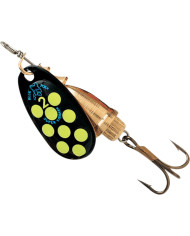 Blue Fox Classic Vibrax Hot Pepper Black Yellow Yellow 3/16oz 2