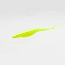 Zoom Salty Super Fluke Chartreuse Pearl 5in