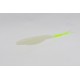 Zoom Salty Super Fluke (5") GLOW / CHART TAIL