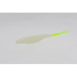 Zoom Salty Super Fluke Glow Chartreuse Tail 5in